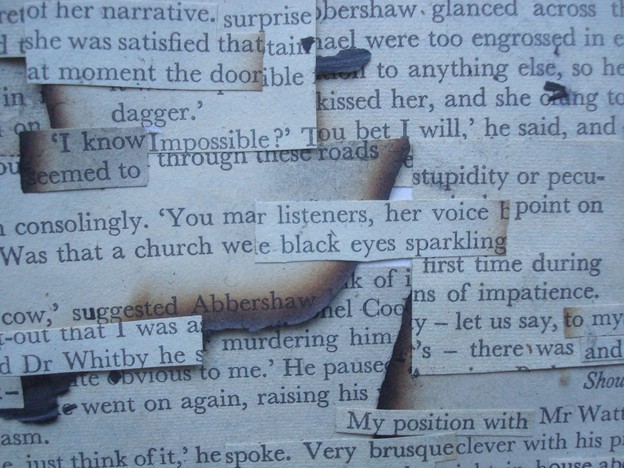Detail from The Crime LINKS in the Smoke by Campbell Walker